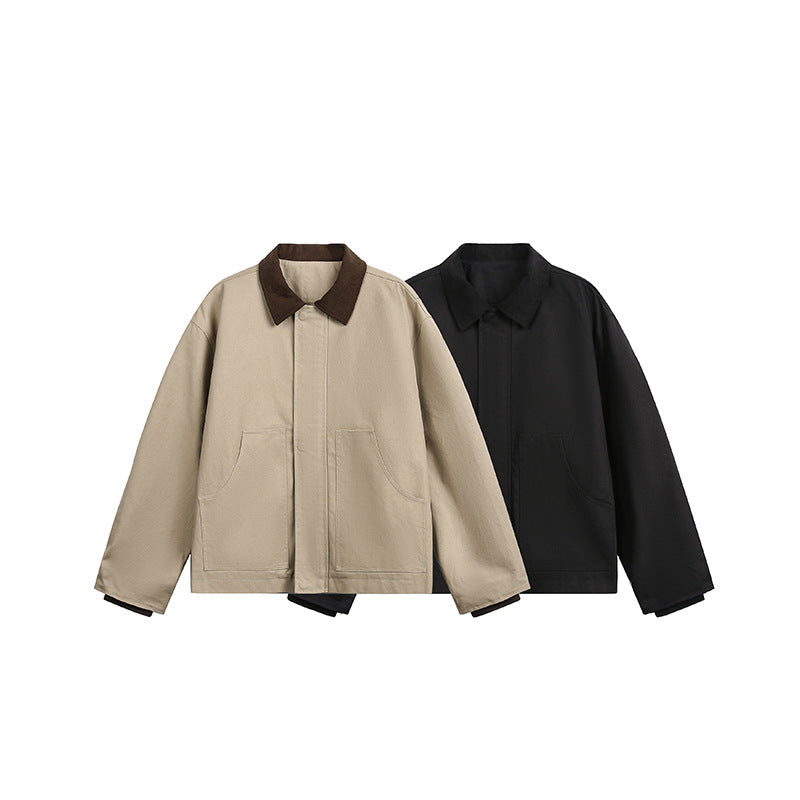 Retro Street Trend Simple Loose Jacket
