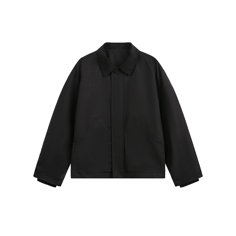 Retro Street Trend Simple Loose Jacket
